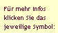 Textfeld: F�r mehr Infos klicken Sie das jeweilige Symbol: